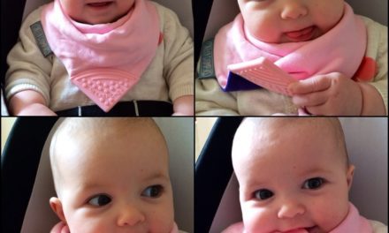 REVIEW – Cheeky Chompers Neckerchew Teething Bibs