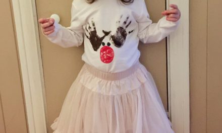 CRAFT – Christmas Reindeer Handprint T-Shirt