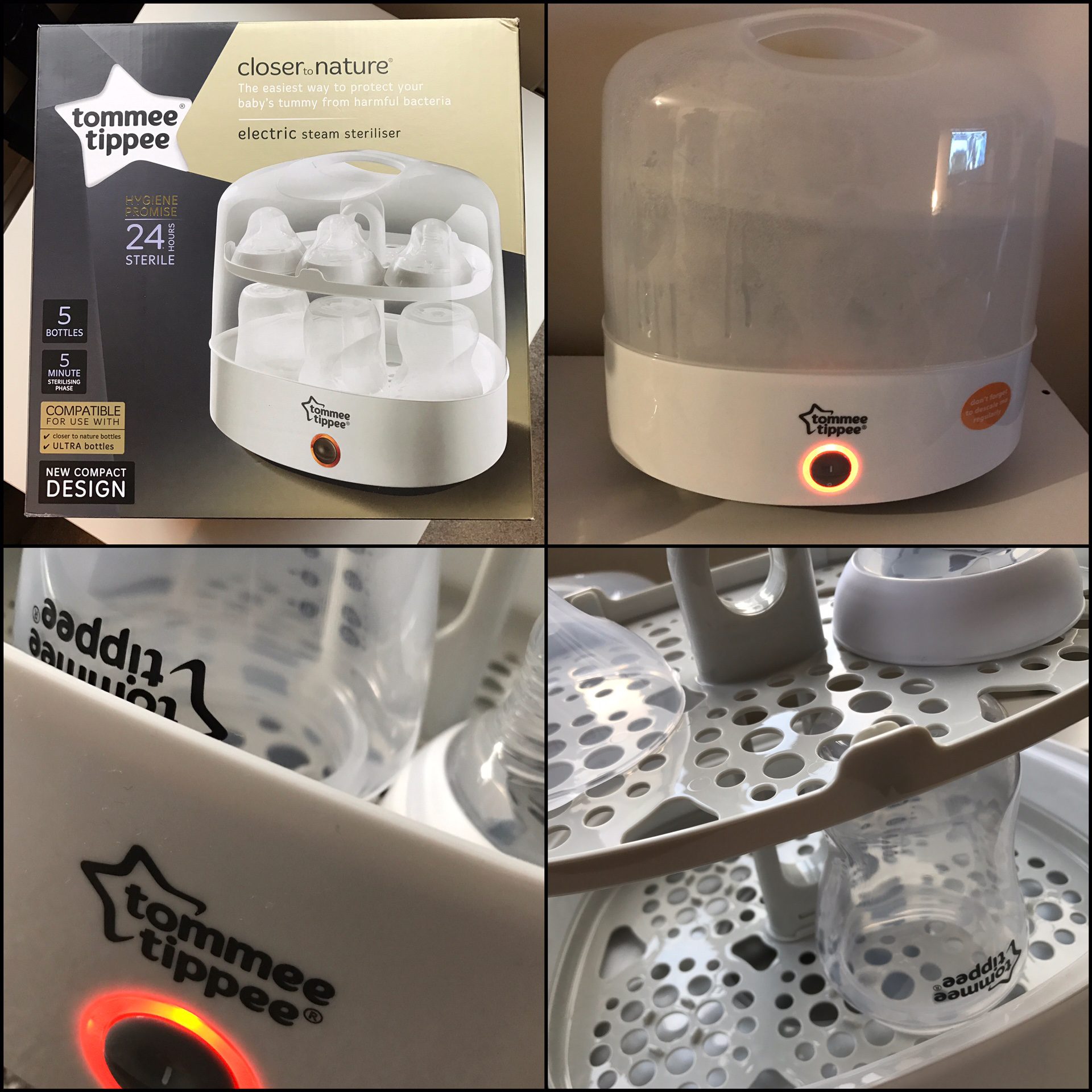 REVIEW - Tommee Tippee Closer to Nature Electric Steam Steriliser