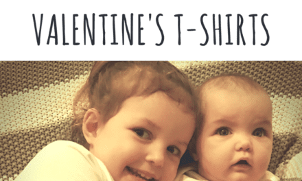 Valentine’s Craft – Potato Print Heart T-Shirts