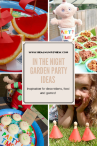 In the Night Garden party ideas including inspiration for food, decorations and party games