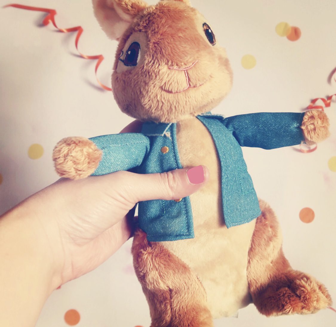 REVIEW & GIVEAWAY -Talking Peter Rabbit Plush Toy