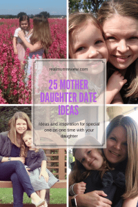 A post full of 25 ideas and Inspiration for perfect mother/mum/mom and daughter dates, days out and trips, offering you the opportunity to spend quality one on one time with your daughter before she starts school.