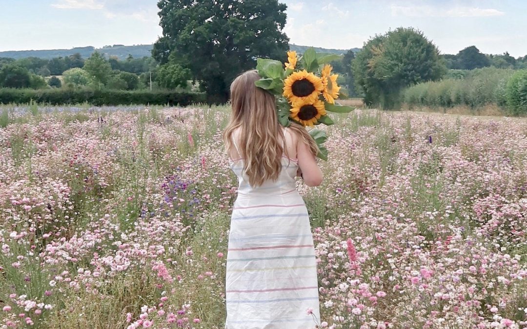 Our Socially Distanced trip to the Real Flower Confetti Fields, Pershore