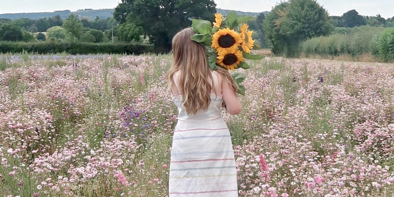 Our Socially Distanced trip to the Real Flower Confetti Fields, Pershore