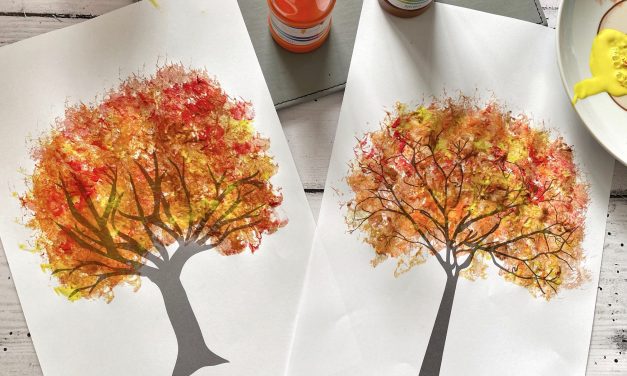 Autumn Tree Crafts (FREE PRINTABLE DOWNLOAD)