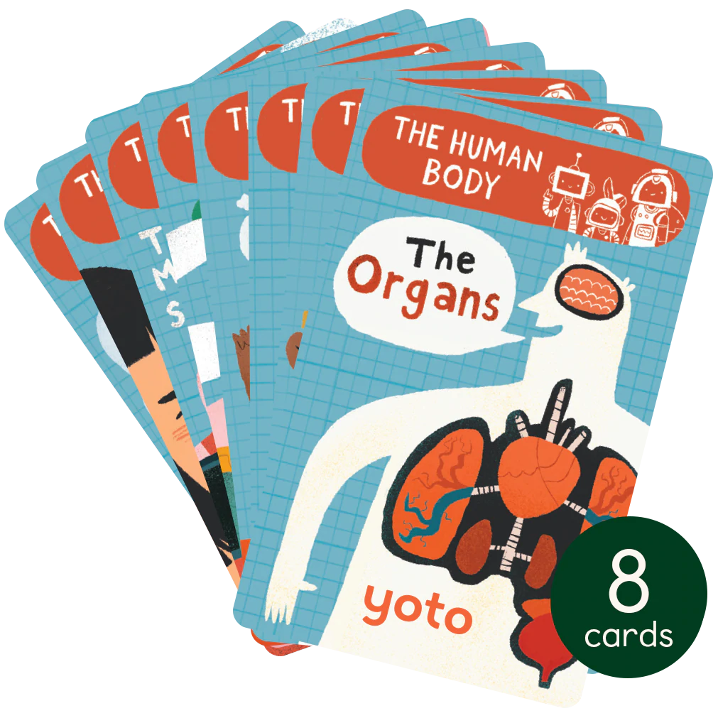 Yoto story cards bundle - brain bots the human body