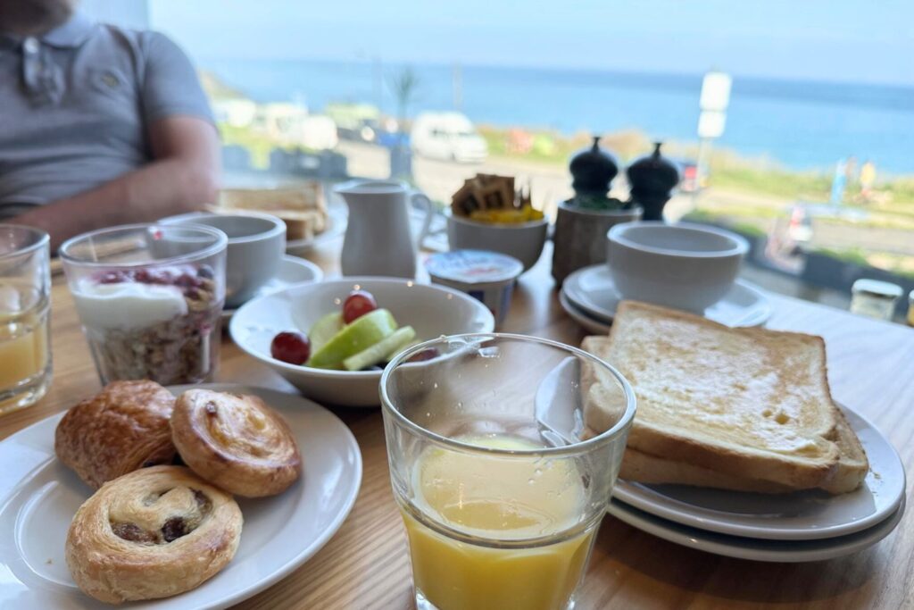 Breakfast at The Esplanade Hotel Newquay